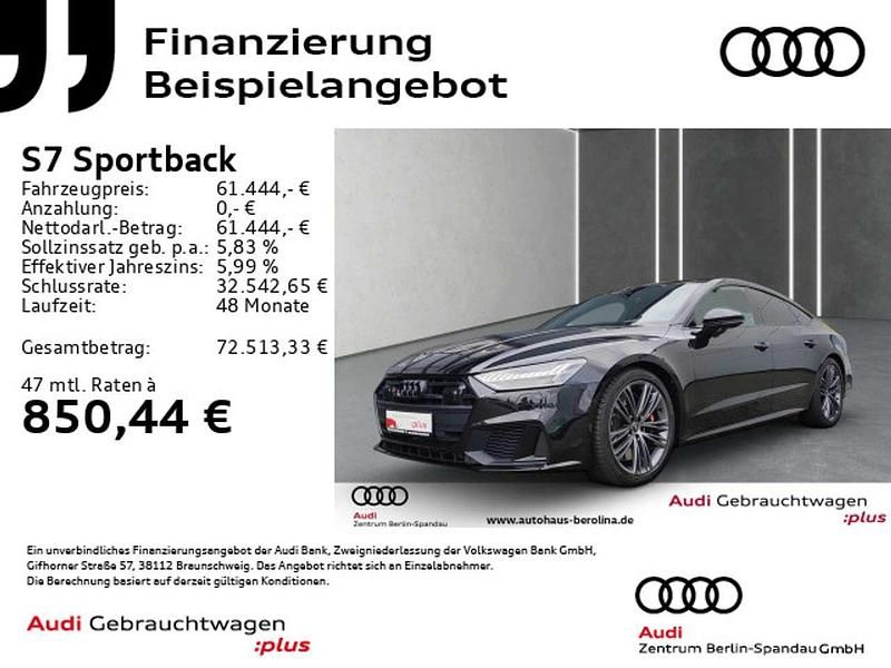 Mythosschwarz metallic Gebraucht 2022 Audi S7 Kleinwagen | 61.444 € (Guter Preis) - Bild 1/4