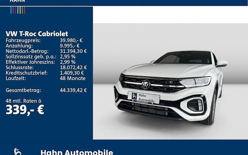 Neu VW T-Roc R-line 150 PS (110 kW) 2026 Weiß SUV