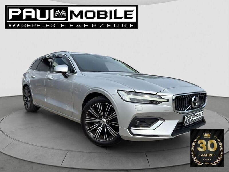Bright silver metallic / metal Gebraucht 2019 Volvo V60 Inscription Kombi | 24.837 € (Fairer Preis) - Bild 1/4