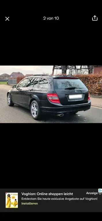 Second-hand Mercedes C220 170 CP (125 kW) 2010 Negru Berlinǎ