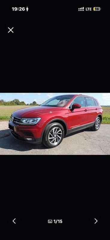 Gebraucht VW Tiguan Sound 179 PS (131 kW) 2018 Rot SUV