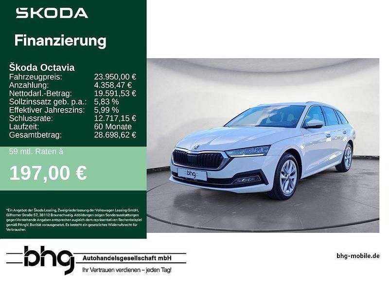 Weiß Gebraucht 2023 Skoda Octavia Style Kombi | 23.950 € (Fairer Preis) - Bild 1/4