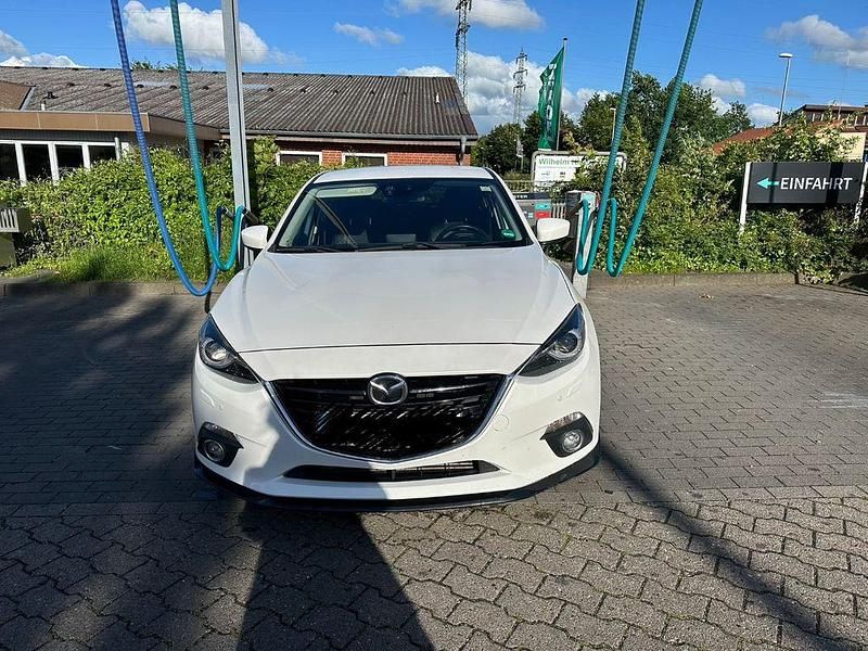 Gebraucht Mazda 3 Sports-Line 150 PS (110 kW) 2014 Weiß Limousine