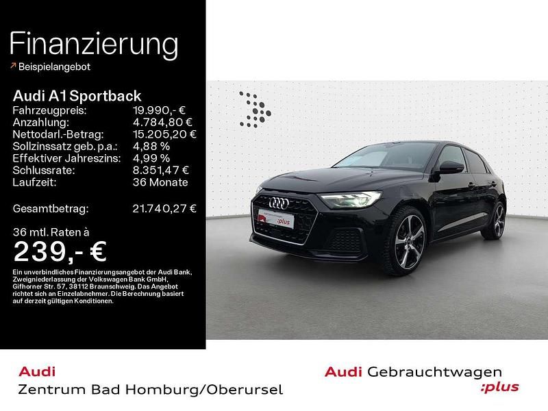 Gebraucht Audi A1 Advanced Plus 110 PS (80 kW) 2021 Mythosschwarz metallic Limousine