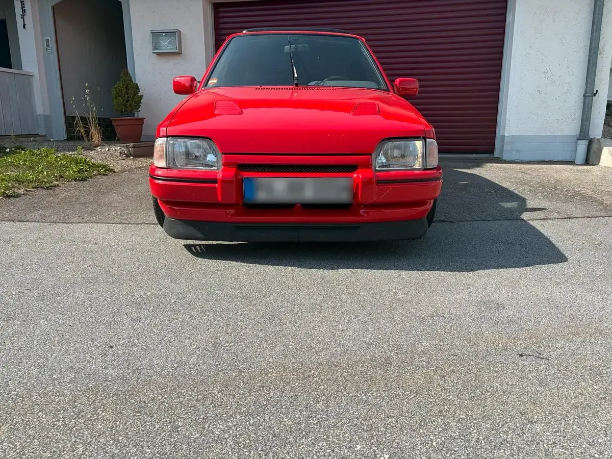 Gebraucht Ford Escort 90 PS (66 kW) 1989 Rot Coupé