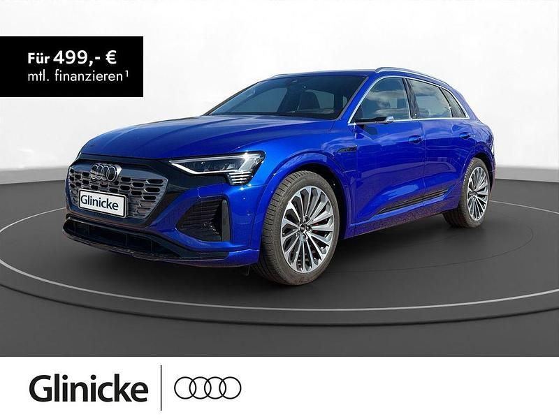 Ultrablau metallic Gebraucht 2023 Audi Q8 e-tron S-Line SUV | 59.780 € (Superpreis) - Bild 1/3