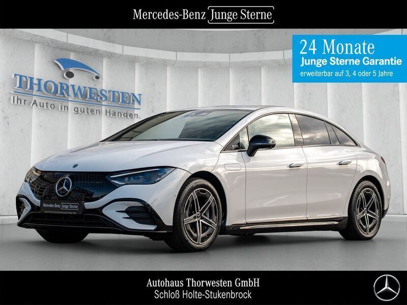Unilack polarweiß Gebraucht 2024 Mercedes EQE300 AMG Line Premium Limousine | 51.100 € - Bild 1/4