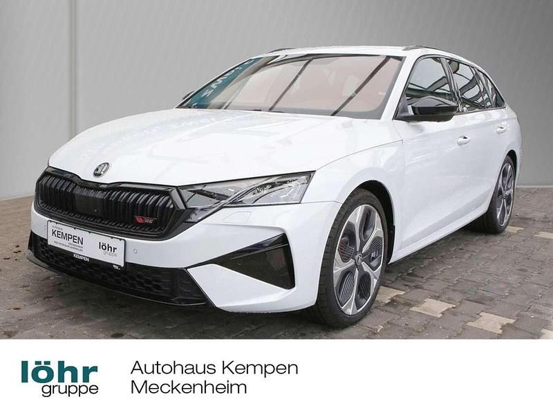 Moonweiss metallic Neu 2025 Skoda Octavia RS Kombi | 40.880 € (Guter Preis) - Bild 1/4
