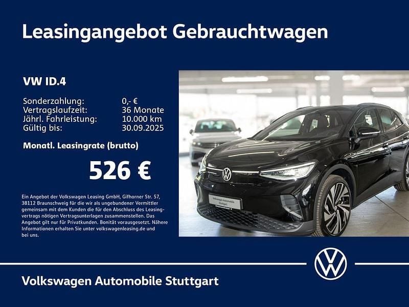 Grenadillschwarz metallic Gebraucht 2024 VW ID.4 Pro SUV | 46.730 € (Fairer Preis) - Bild 1/4