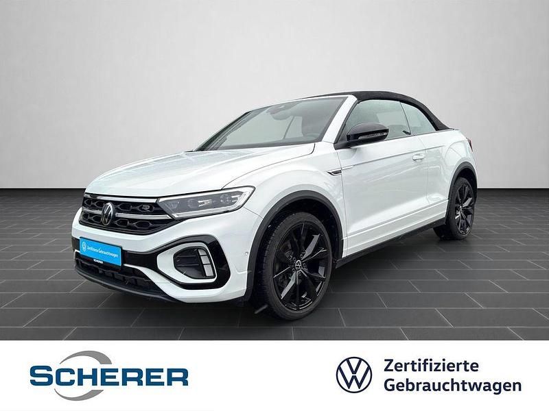 Pure white schwarz Gebraucht 2023 VW T-Roc Cabriolet R-line Cabrio | 30.490 € (Fairer Preis) - Bild 1/4