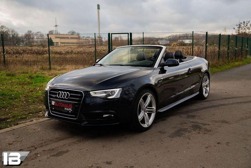 Blau Gebraucht 2015 Audi A5 Cabriolet S-Line Cabrio | 16.990 € (Fairer Preis) - Bild 1/4