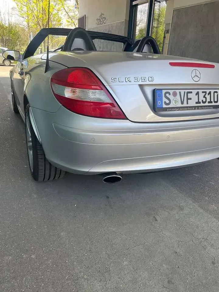 Gebraucht Mercedes SLK350 272 PS (200 kW) 2004 Silber Cabrio