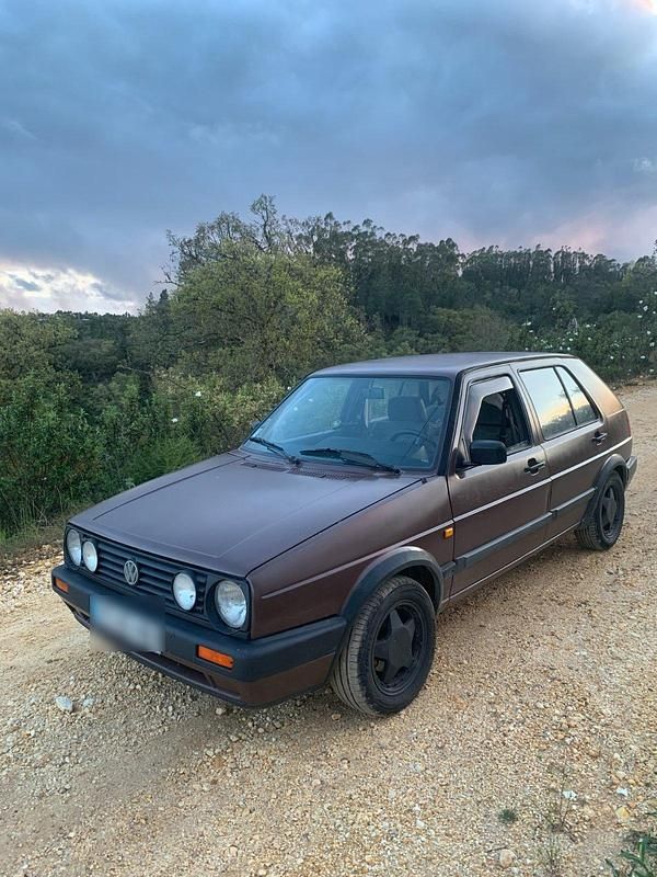 Braun Gebraucht 1987 VW Golf II Kleinwagen | 1.550 € - Bild 1/4