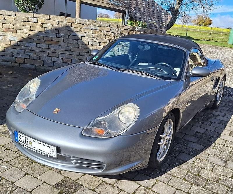 Gebraucht Porsche Boxster 228 PS (167 kW) 2003 Grau Cabrio