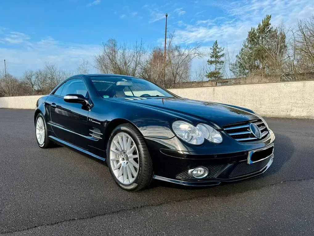 Gebraucht Mercedes SL55 AMG AMG 517 PS (380 kW) 2006 Schwarz Cabrio