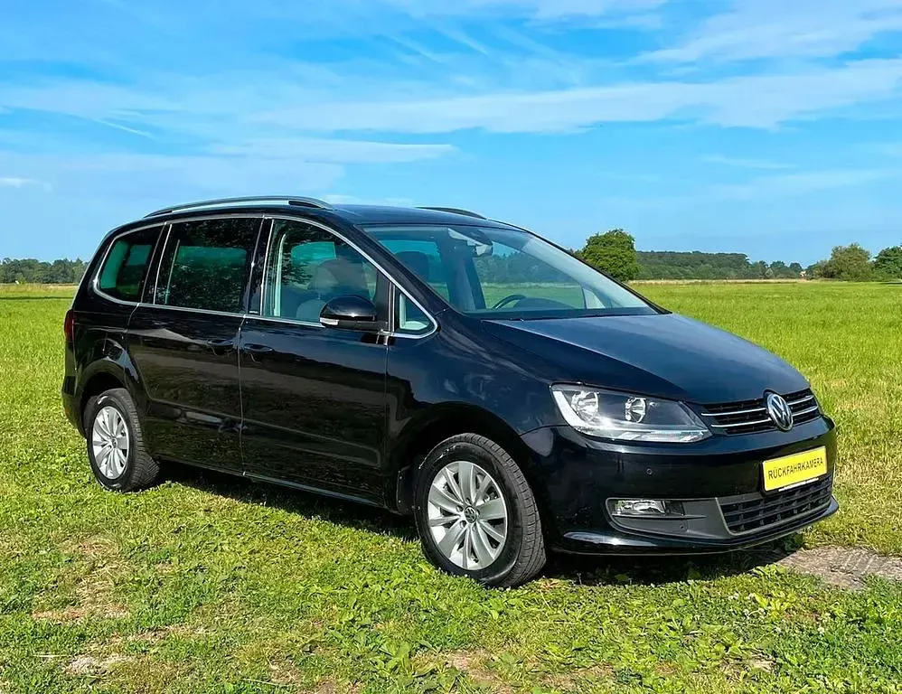 Gebraucht VW Sharan United 150 PS (110 kW) 2021 Schwarz Van / Kleinbus