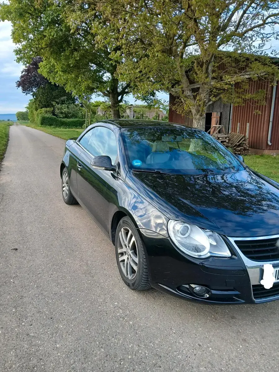 Brugt VW Eos 150 HK (110 kW) 2008 Sort Cabriolet