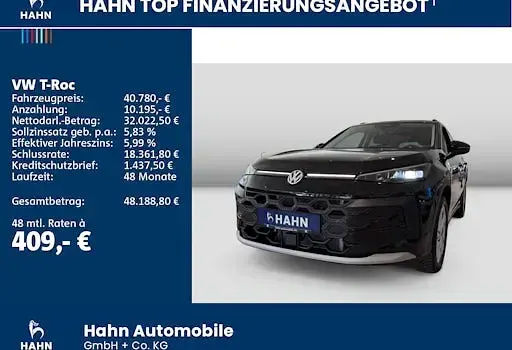 Neu VW T-Roc Style 150 PS (110 kW) 2026 Blau SUV