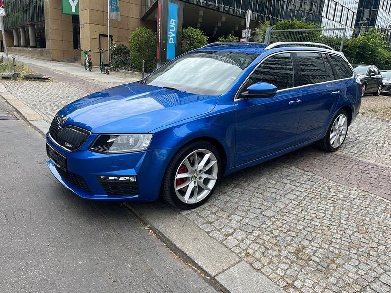 Blau Gebraucht 2014 Skoda Octavia RS Limousine | 11.999 € (Guter Preis) - Bild 1/4