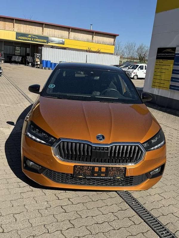 Gebraucht Skoda Fabia 116 PS (85 kW) 2024 Phoenixorange metallic Kleinwagen