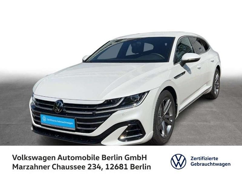Oryxweiß perlmutteffekt Gebraucht 2024 VW Arteon R-line Kombi | 37.889 € (Guter Preis) - Bild 1/3