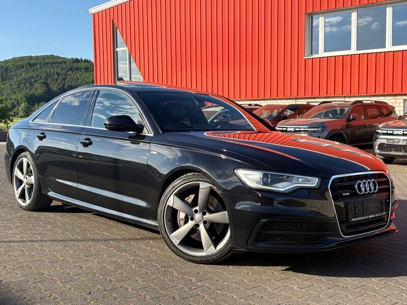 Schwarz Gebraucht 2015 Audi A6 S-Line Limousine | 15.200 € (Superpreis) - Bild 1/4