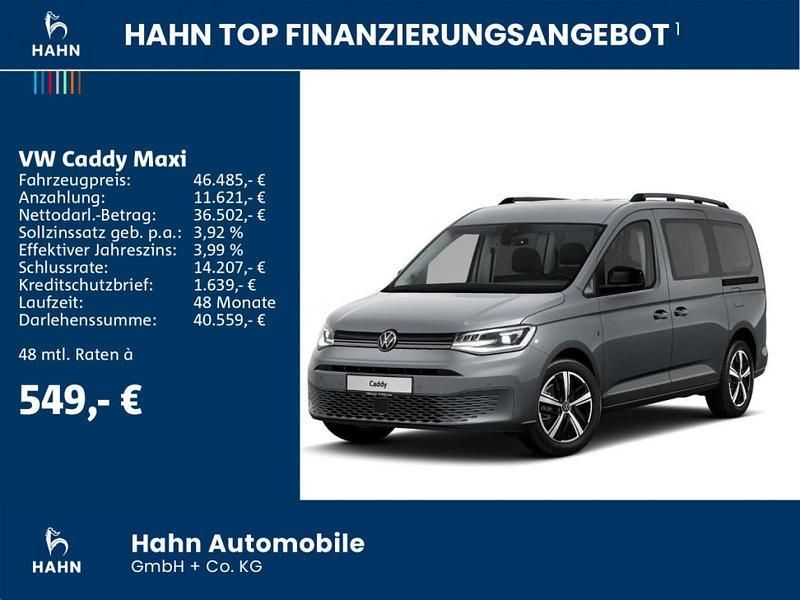Second-hand VW Caddy Maxi Style 116 CP (85 kW) 2022 Argintiu Monovolum