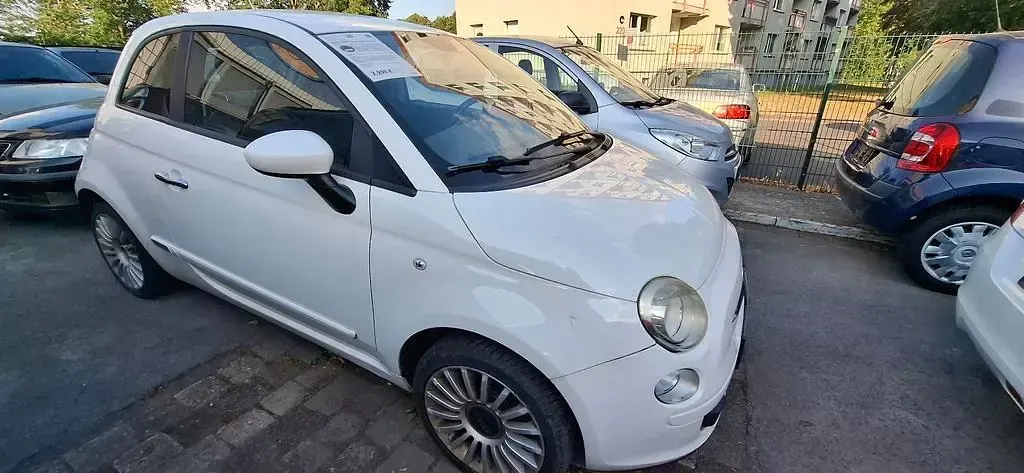 Gebraucht Fiat 500 Lounge 101 PS (74 kW) 2008 Weiß Kleinwagen