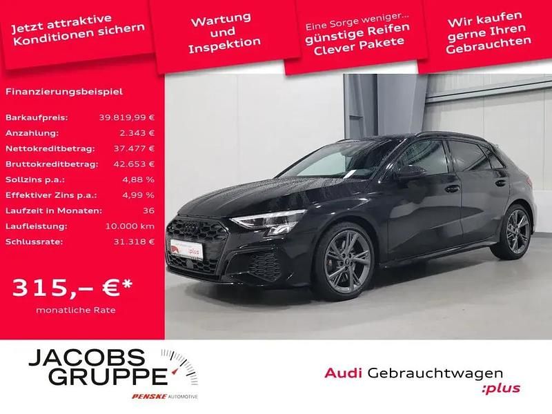 Schwarz Gebraucht 2024 Audi S3 Limousine | 39.819 € (Superpreis) - Bild 1/4