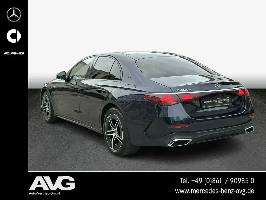 Brugt Mercedes E400 AMG 252 HK (185 kW) 2024 Blå Sedan