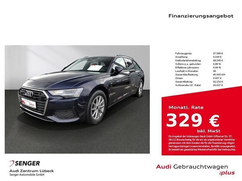 Firmamentblau metallic Gebraucht 2022 Audi A6 Ambiente Kombi | 37.580 € (Fairer Preis) - Bild 1/4