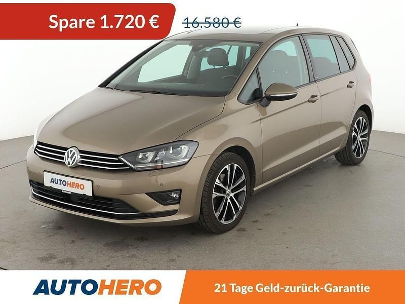 Braun Gebraucht 2016 VW Golf Sportsvan Allstar Van / Kleinbus | 14.490 € (Fairer Preis) - Bild 1/3