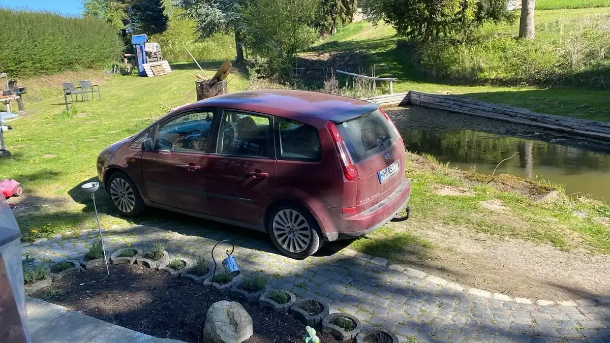 Second-hand Ford C-MAX 146 CP (107 kW) 2005 Roșu Monovolum