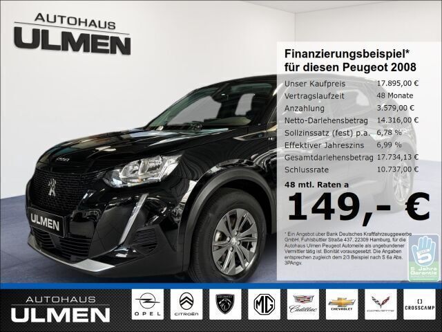 Schwarz Gebraucht 2021 Peugeot e-2008 Active SUV | 17.895 € (Guter Preis) - Bild 1/4