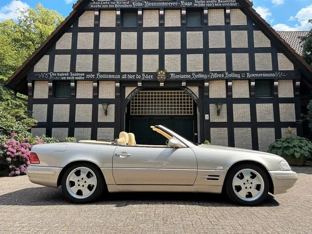 Gebraucht Mercedes SL320 224 PS (164 kW) 1998 Beige Cabrio