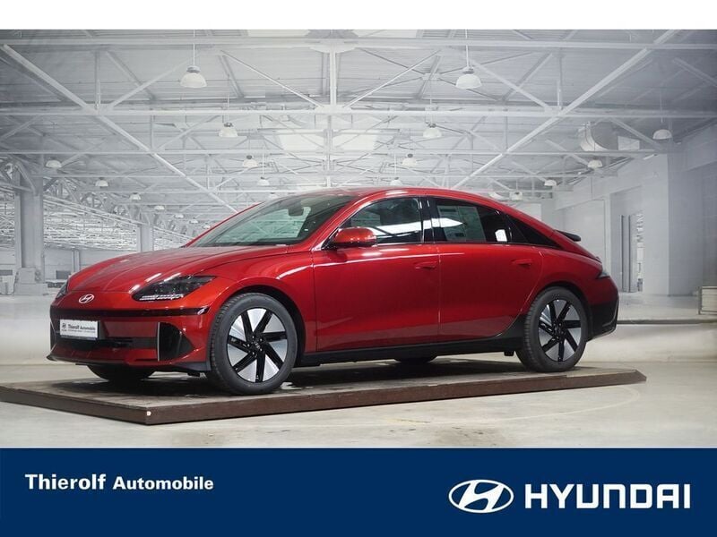 Ultimate red metallic Gebraucht 2025 Hyundai Ioniq 6 Techniq Limousine | 39.980 € (Superpreis) - Bild 1/4