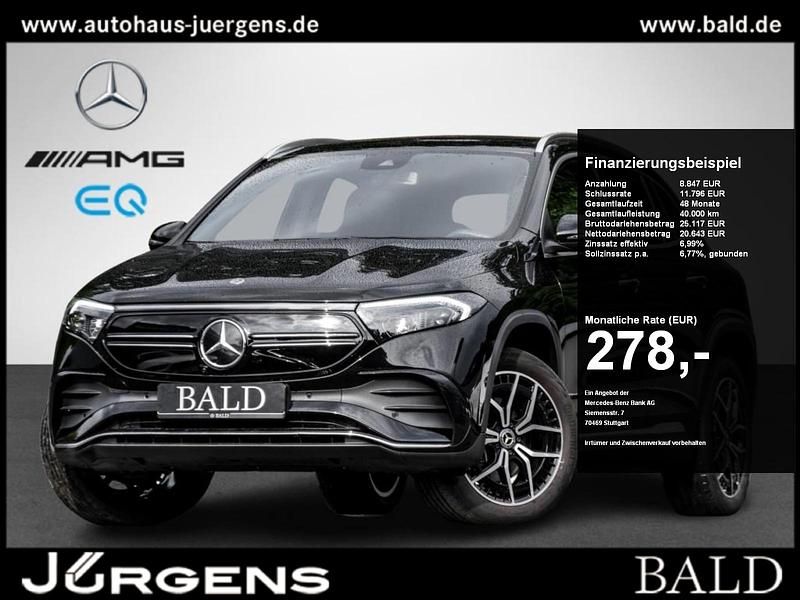 Metalliclack kosmosschwarz Gebraucht 2022 Mercedes EQA250 AMG SUV | 29.480 € (Superpreis) - Bild 1/4