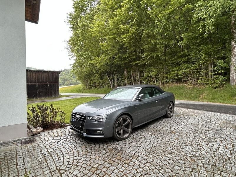 Grau Gebraucht 2014 Audi A5 Cabriolet S-Line Cabrio | 14.500 € (Guter Preis) - Bild 1/4