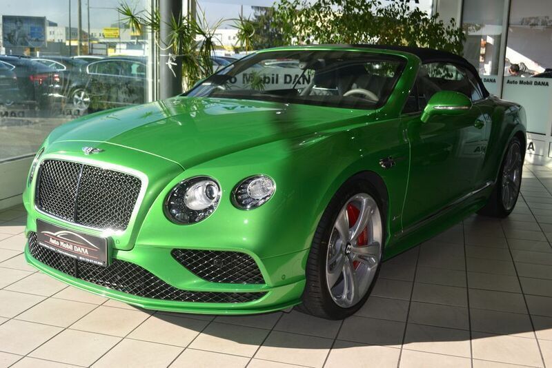 Gebraucht Bentley Continental GT Convertible 635 PS (467 kW) 2015 Grün metallic Cabrio