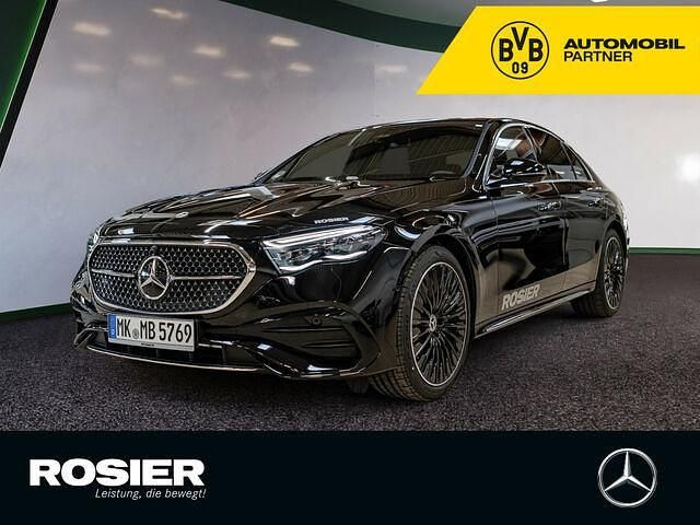 Schwarz / obsidianschwarz Gebraucht 2024 Mercedes E220 AMG Limousine | 66.890 € - Bild 1/2