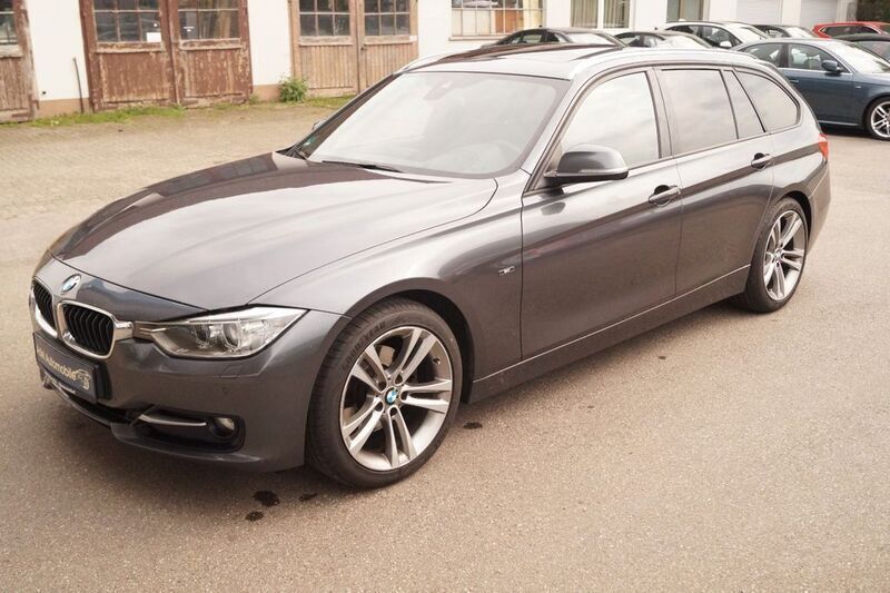 Grau Gebraucht 2012 BMW 320 Sport Line Kombi | 9.999 € (Guter Preis) - Bild 1/4