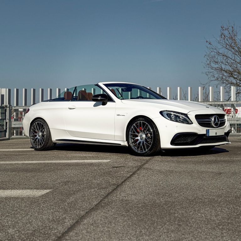 Weiß Gebraucht 2017 Mercedes C63S AMG AMG Cabrio | 64.700 € (Superpreis) - Bild 1/4