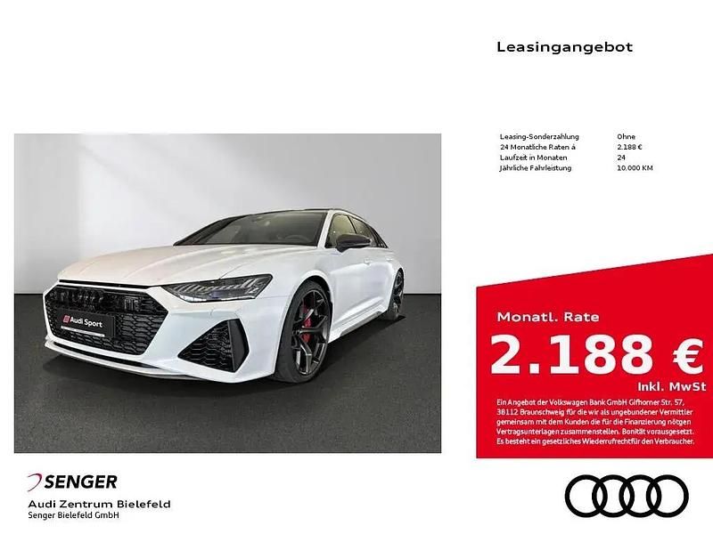 Weiß Neu 2025 Audi RS6 Performance Kombi | 205.220 € - Bild 1/1