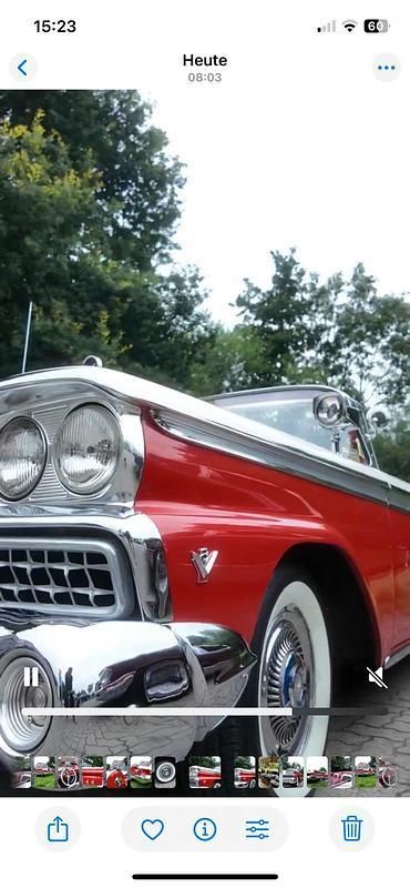 Rot Gebraucht 1959 Ford Skyliner Cabrio | 49.500 € - Bild 1/4
