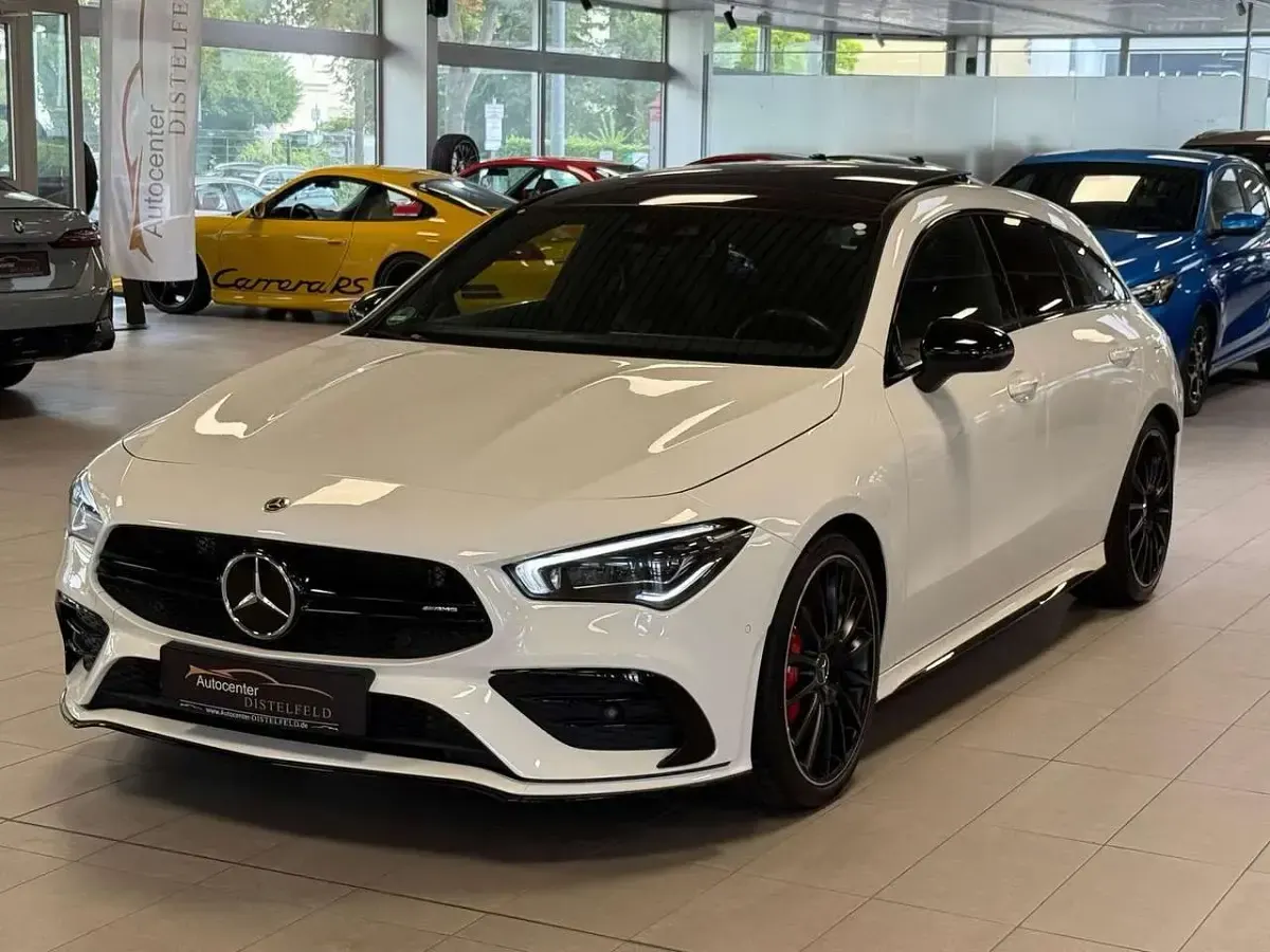 Gebraucht Mercedes CLA35 AMG AMG 306 PS (225 kW) 2021 Weiß Coupé