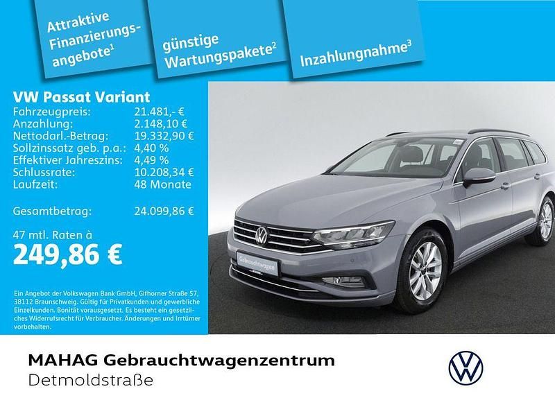 Grau Gebraucht 2023 VW Passat Business Kombi | 21.481 € (Guter Preis) - Bild 1/2