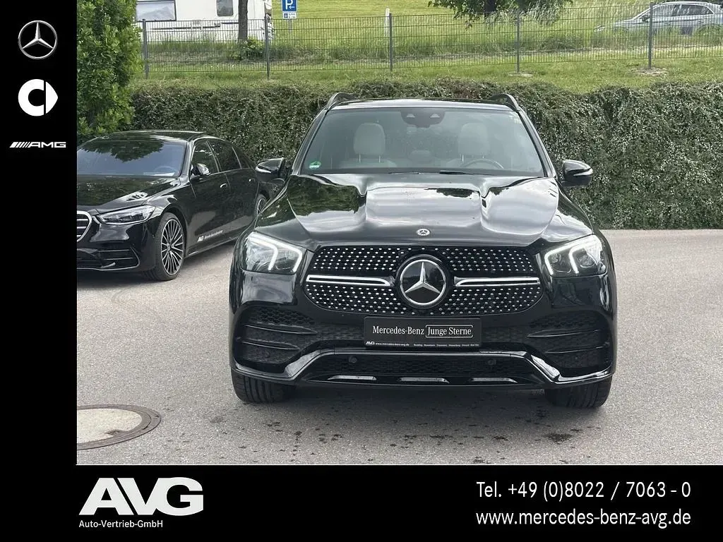 Gebraucht Mercedes GLE580 AMG 489 PS (359 kW) 2022 Unilack schwarz SUV