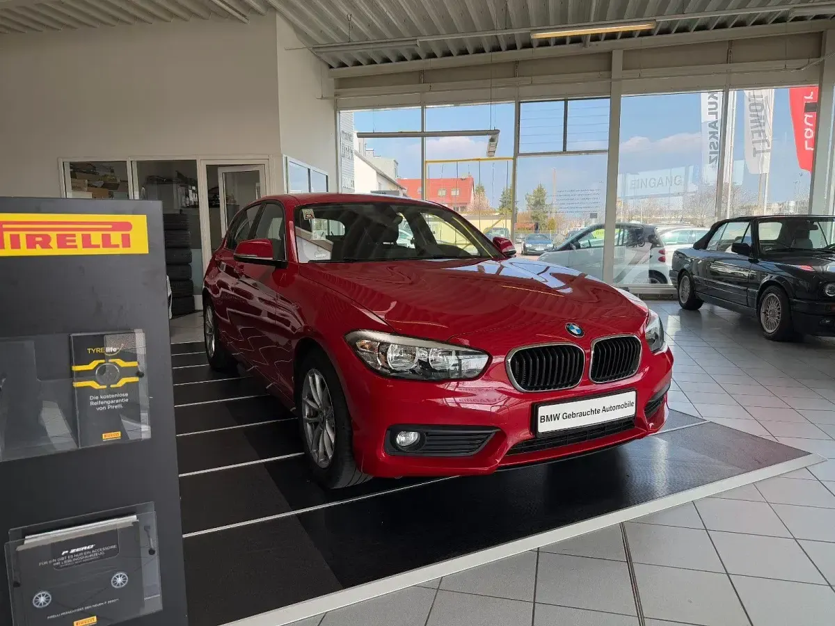 Używany BMW 116 Advantage 109 KM (80 kW) 2015 Czerwony Hatchback