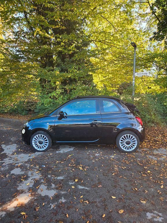 Schwarz Gebraucht 2019 Fiat 500C Lounge Cabrio | 9.300 € (Guter Preis) - Bild 1/4