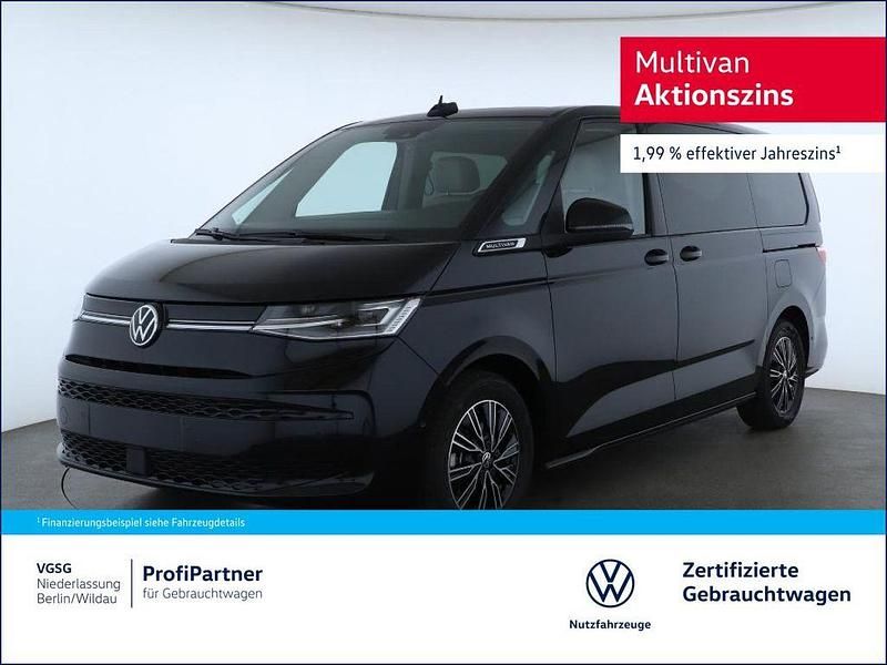 Schwarz (deep black perleffekt (schwarz)) Gebraucht 2025 VW Multivan Life Van | 70.300 € - Bild 1/3